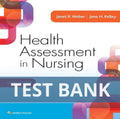 Health Assessment in Nursing 6th Edition Weber Kelley TEST BANK