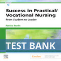 Success in Practical Vocational Nursing 9th Edition Knecht TEST BANK