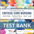 Priorities in Critical Care Nursing 9th Edition Urden Stacy Lough TEST BANK
